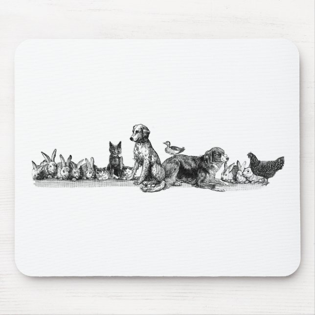 Tiere gerettet mousepad (Vorne)