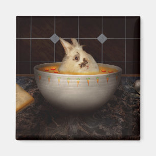 Tiere - Häschen - Da ist ein Hase in meiner Suppe Magnet