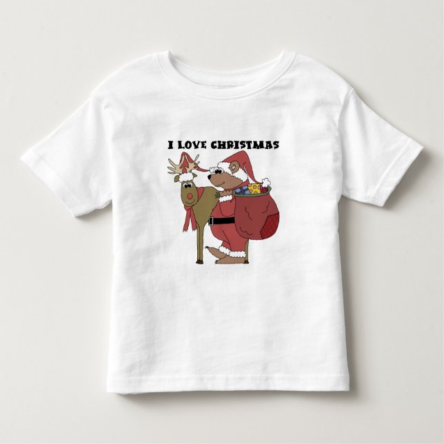 Tiere I Liebe Weihnachtsgeschenke und Geschenke Kleinkind T-shirt (Vorderseite)