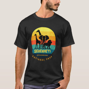Tiere im afrikanischen Serengeti-Nationalpark Tans T-Shirt