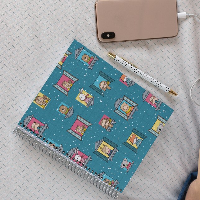 Tiere im Fenster Notizbuch (Animals At The Window Notebook)