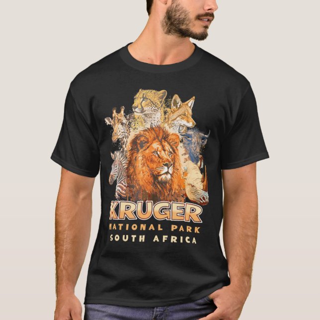Tiere im südafrikanischen Krüger-Nationalpark T-Sh T-Shirt (Vorderseite)
