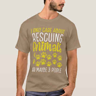 Tiere im Tierheim Hund Retter Tier Retter Freunde T-Shirt