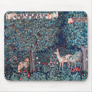 Tiere im Wald, William Morris Mousepad