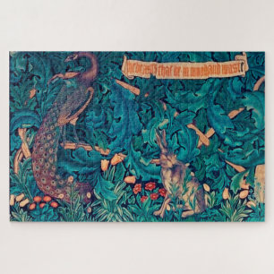 Tiere im Wald, William Morris Puzzle