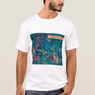 Tiere im Wald, William Morris T-Shirt