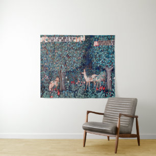 Tiere im Wald, William Morris Wandteppich