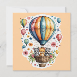 Tiere in einem Baloon