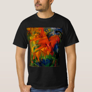 Tiere in einer Landschaft von Franz Marc T-Shirt
