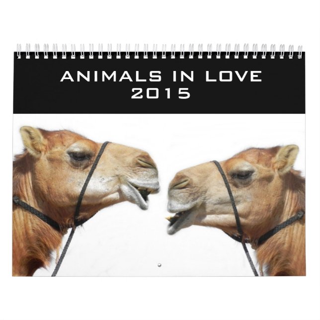 Tiere in Kalender 2015 der Liebe-| (Titelbild)