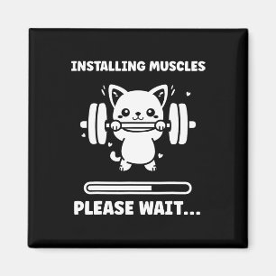 Tiere installieren Muskeln Fitness Bodybuilding Ka Magnet