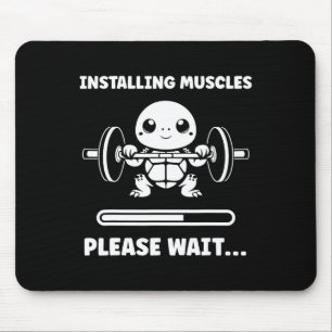 Tiere installieren Muskeln Fitness Bodybuilding Tu Mousepad