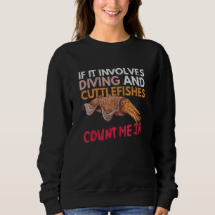 Tiere Kuttlefish für Tintenfische Sweatshirt