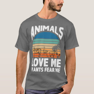 Tiere Liebe M Pflanze Befürchtungen ich Vegane Ern T-Shirt