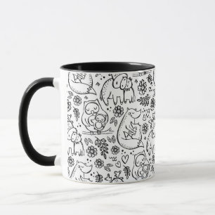 Tiere Liebe Tasse umarmen