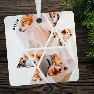 Tiere Moderne Formen Geometrisches 8 Collage Foto Ornament Aus Metall