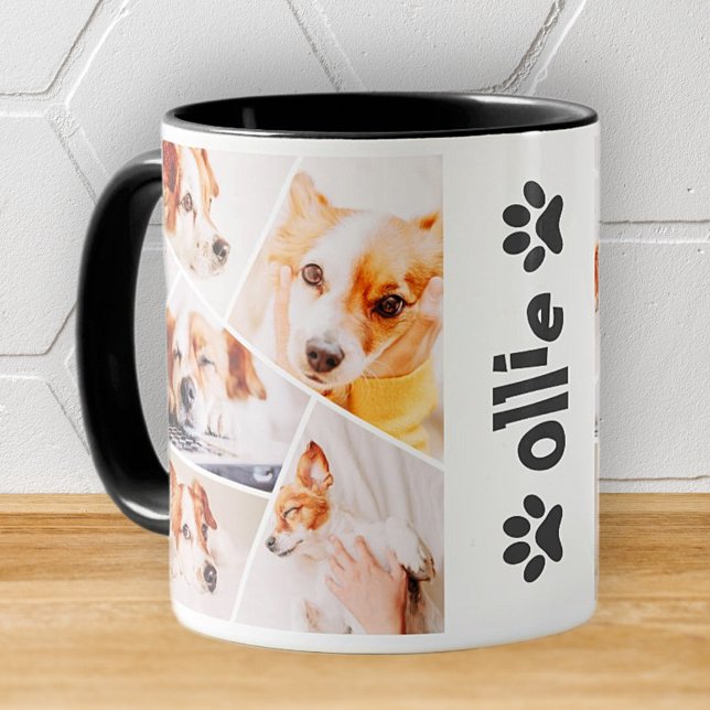 Tiere Modernes, benutzerdefiniertes 6-Bilder-Colla Tasse (Von Creator hochgeladen)