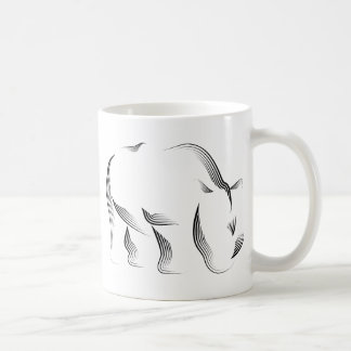 Tiere - Nashorn Tasse