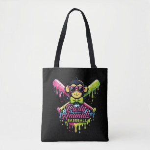 Tiere Party Baseball Lustiger Affe Damen