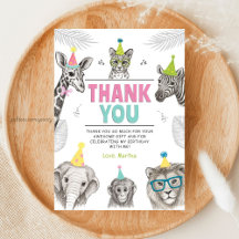 Tiere Party | Geburtstag eines Wildtiers