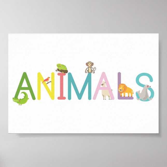 Tiere Poster (Vorne)