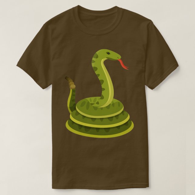 Tiere Reptile Kinder Geschenkschlange T-Shirt (Design vorne)