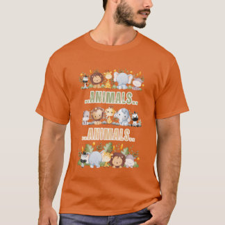 Tiere Retro T-Shirt