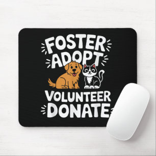 Tiere retten Fördern Adoptieren Mitmachen Spenden Mousepad