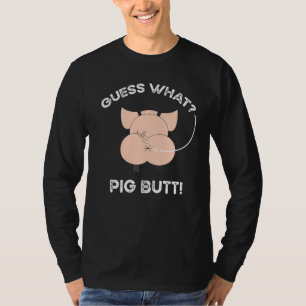 Tiere schätzen, was Schweinefleisch-Hintern Niedli T-Shirt