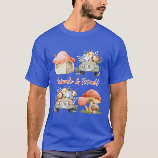 Tiere schenken Mädchen T-Shirt (Vorderseite)