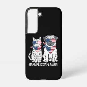 Tiere Sicher Machen Trump Harris Debatte Hunde Kat Samsung Galaxy Hülle