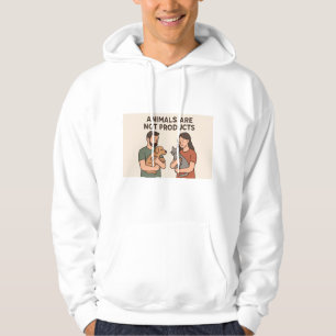 Tiere sind keine Produkte – Minimalistisches Mitge Hoodie