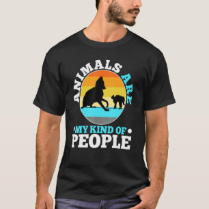 Tiere sind meine Art von Menschen 1 T-Shirt