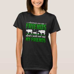Tiere sind meine Freunde und ich werde meinen Freu T-Shirt