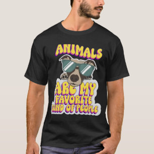 Tiere sind meine Lieblingsart von Menschen süßer H T-Shirt