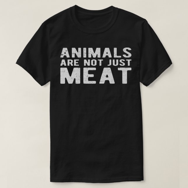 Tiere sind nicht nur Fleisch T-Shirt (Design vorne)