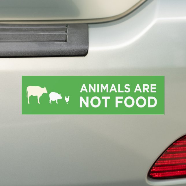 Tiere sind nicht vegan autoaufkleber (Auf Auto)