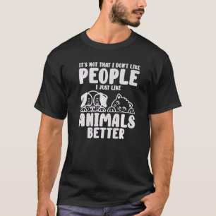 Tiere sollten besser soziale Distanzierung des Kat T-Shirt
