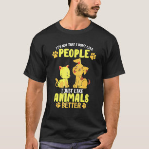 Tiere sollten besser soziale Distanzierung des Kat T-Shirt