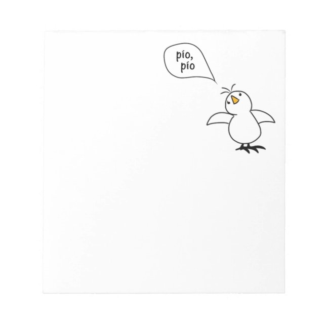 Tiere sprechen auch Spanisch! Merchandise Notizblock (Vorderseite)