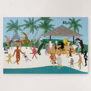 Tiere Strandparty Puzzle
