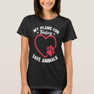 Tiere über den Rettungsschirm von Tieraktivisten T-Shirt