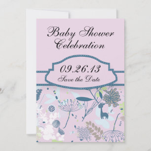 Tiere und Blume Save The Date