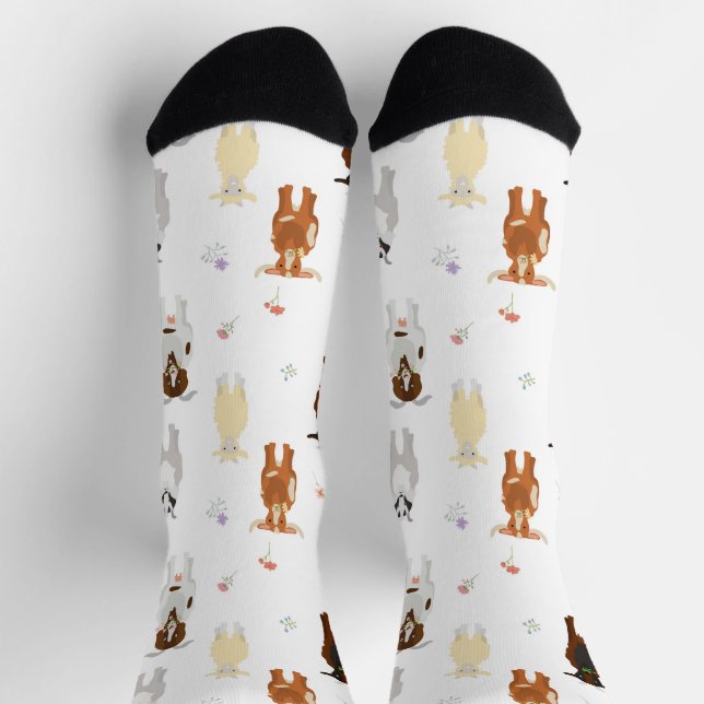 Tiere von Hausgeflügel Socken (Oben)