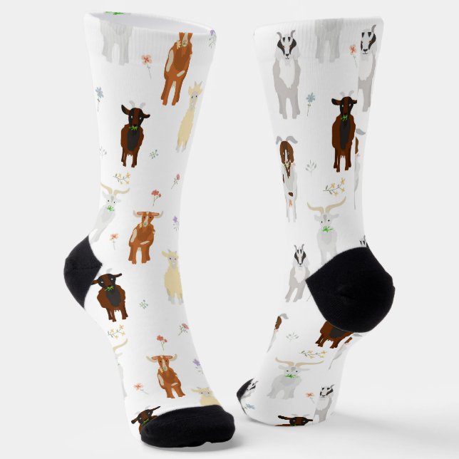 Tiere von Hausgeflügel Socken (Gewinkelt)