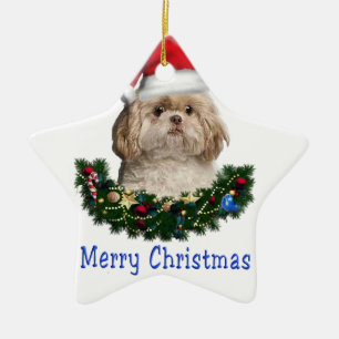 Tiere Weihnachten Keramik Ornament