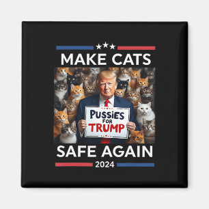 Tiere wieder sicher machen Trump Rette unsere Haus Magnet