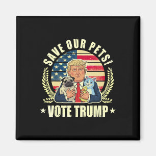 Tiere wieder sicher machen Wähle Trump Vance Wahl Magnet