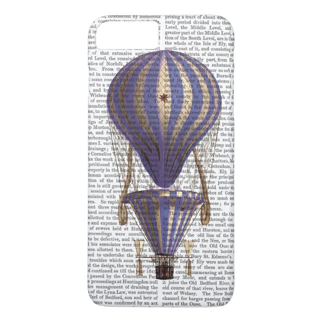 Tiered Hot Air Ballon Blue Case-Mate iPhone Hülle (Rückseite)