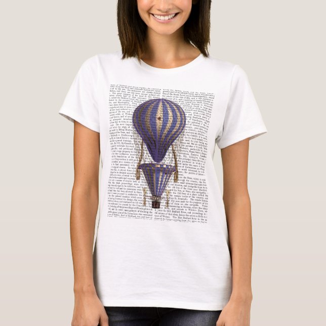 Tiered Hot Air Ballon Blue T-Shirt (Vorderseite)
